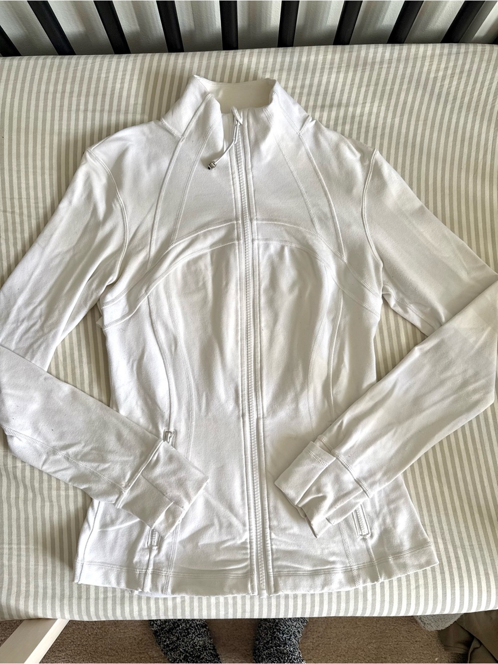 Lululemon Define Jacket White Zip Front Jacket